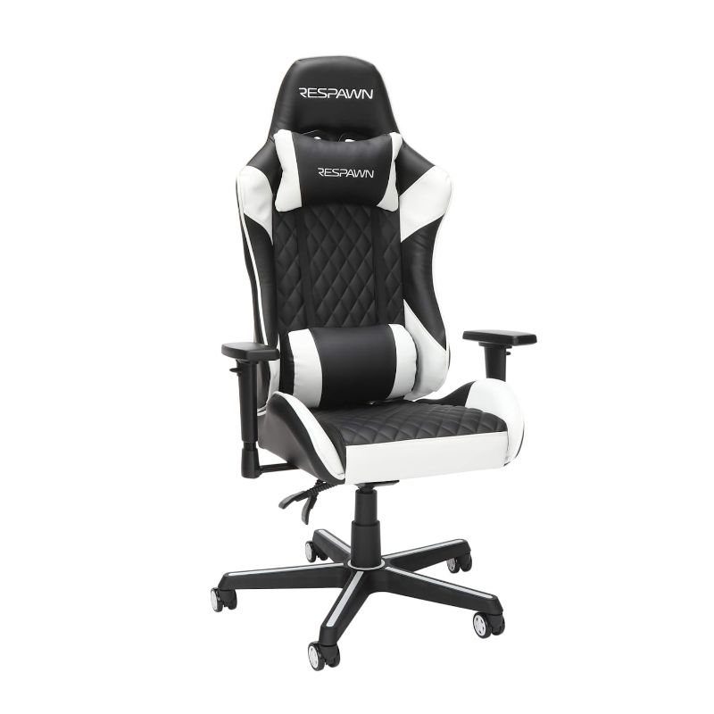 Photo 1 of RESPAWN RSP-100 Racing Style Gaming Chair, White
