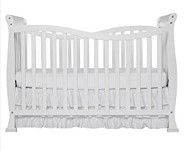 Photo 1 of (DENTED; MISSING HARDWARE) Dream On Me Violet 7-in-1 Convertible Life Style Crib, White