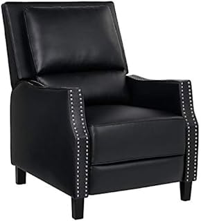 Photo 1 of (TORN MATERIAL) Lane Home Furnishings Caspian Pushback Chair, Black