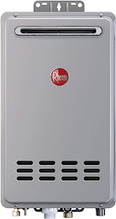 Photo 1 of (BENT PLATE) Rheem Mid-Efficiency 7.0GPM Outdoor Natural Gas Tankless Water Heater