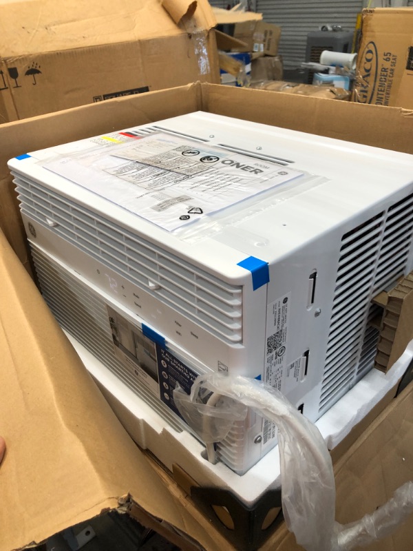 Photo 2 of GE Window Air Conditioner 8000 BTU, Wi-Fi Enabled, Energy-Efficient Cooling for Medium Rooms, 8K BTU Window AC Unit with Easy Install Kit, Control Using Remote or Smartphone App
