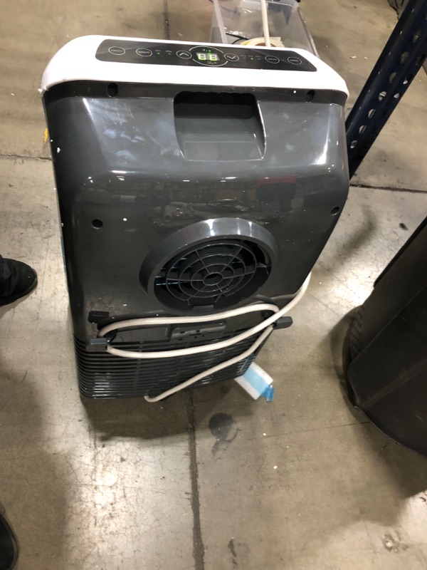 Photo 5 of (Does not function)Portable Electric Air Conditioner Unit - 900W 8000 BTU Power Plug In AC Cold Indoor Room Conditioning System w/ Cooler, Dehumidifier, Fan, Exhaust Hose, Window Seal, Wheels, Remote - SereneLife SLPAC8
**POWERS ON AND BLOWS AIR, UNABLE T