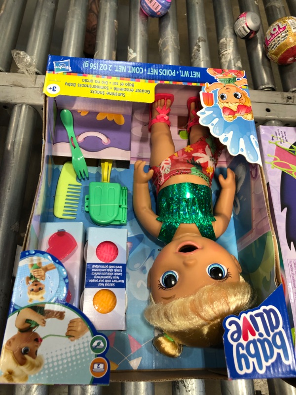 Photo 2 of Baby Alive Sunshine Snacks Doll Eats and Poops Waterplay Doll Blonde Hair
