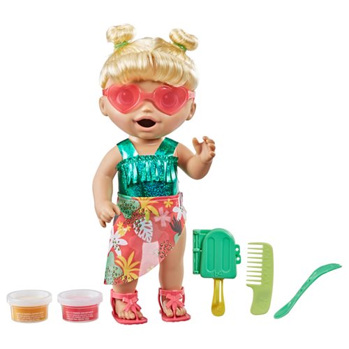 Photo 1 of Baby Alive Sunshine Snacks Doll Eats and Poops Waterplay Doll Blonde Hair
