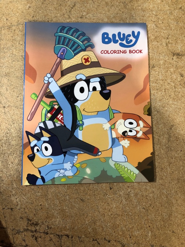 Photo 1 of Bluey Coloring Book: Big Simple Coloring Pages For Kids