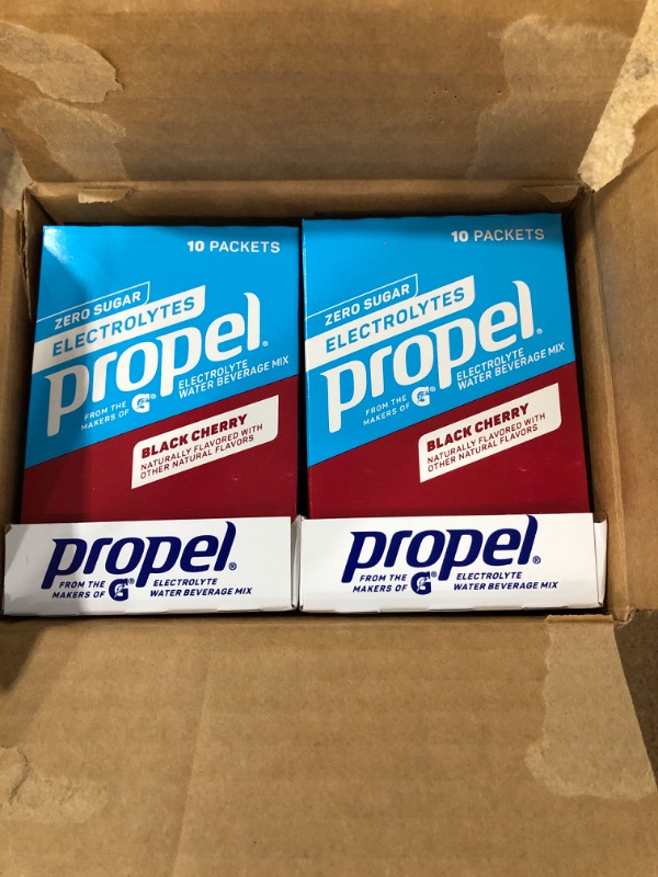 Photo 1 of Propel Zero Sugar Black Cherry 10 Count (Pack of 1)