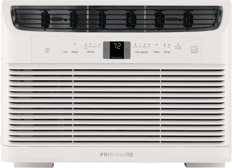 Photo 1 of Frigidaire FFRE053WAE Window-Mounted Room Air Conditioner, 5,000 BTU with Energy Star Certified, Adjustable Side Panels, in White
