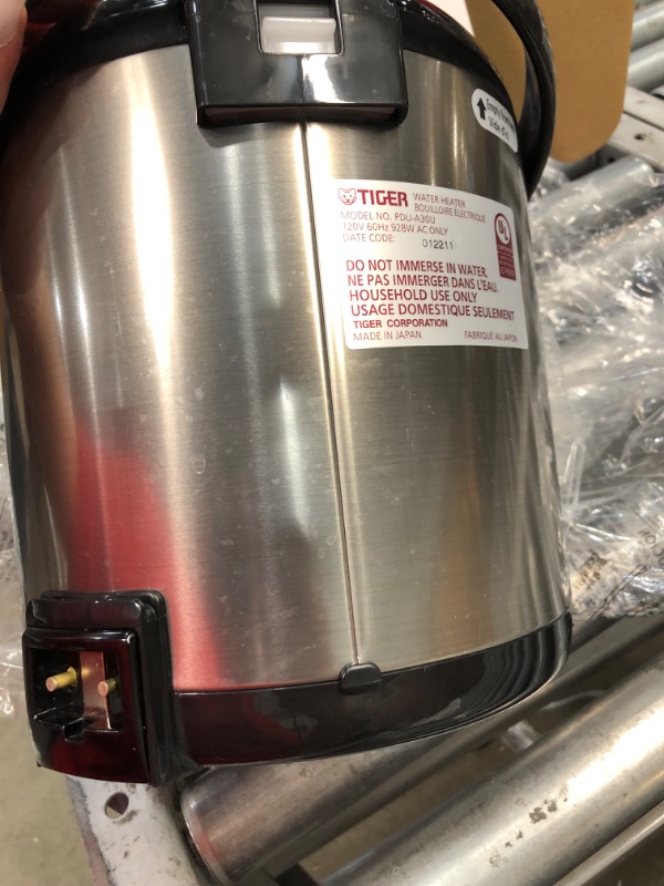 Photo 1 of 2.6-Cup Black Stainless Steel Electric Kettle and Water Boiler with Temperature Control