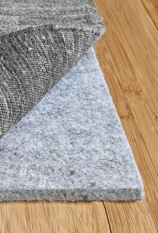 Photo 1 of  8' X 10' Square - 3/8" Thick - 100% Felt - Protective Cushioning Rug Pad - Safe for All Floors and Finishes Including Hardwoods