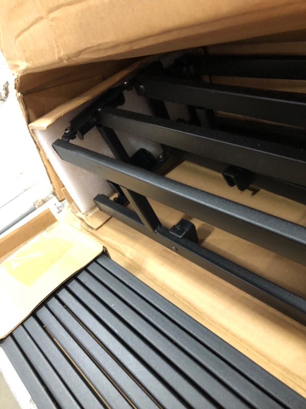 Photo 1 of Amazon basics  smart box spring  frame (black metal) 