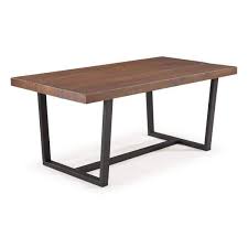 Photo 1 of 72" Rustic Solid Wood Dining Table - Mahogany