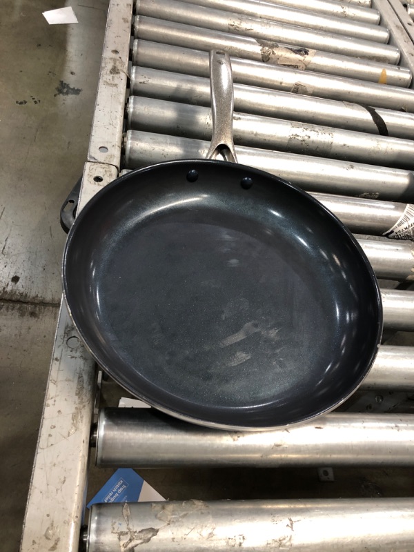 Photo 2 of Blue Diamond Cookware Diamond Infused Ceramic Nonstick 10" Frying Pan Skillet, PFAS-Free, Dishwasher Safe, Oven Safe, Blue
