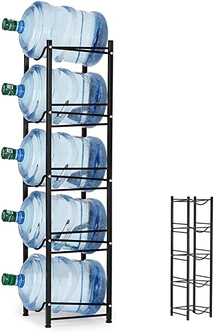 Photo 1 of 5 Gallon Water Bottle Holder, Water Jug Holder Stand Water Bottle Organizer Storage for 5 Gallon Water Jug, Water Cooler Jug Rack for Home Kitchen Office Pantry