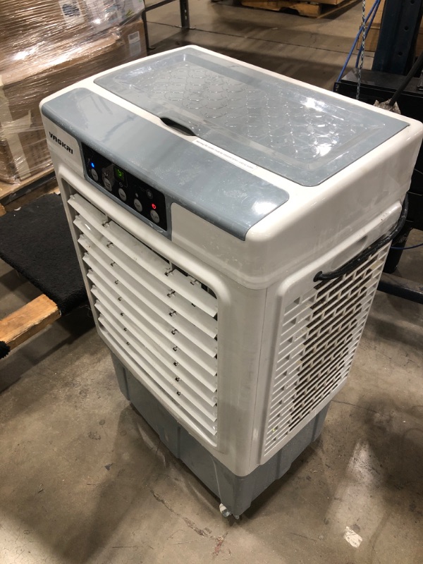 Photo 2 of Evaporative Cooler, VAGKRI 2100CFM Air Cooler, 120°Oscillation Swamp Cooler with Remote Control, 24H Timer, 3 Wind Speeds for Outdoor Indoor Use,7.9Gallon
