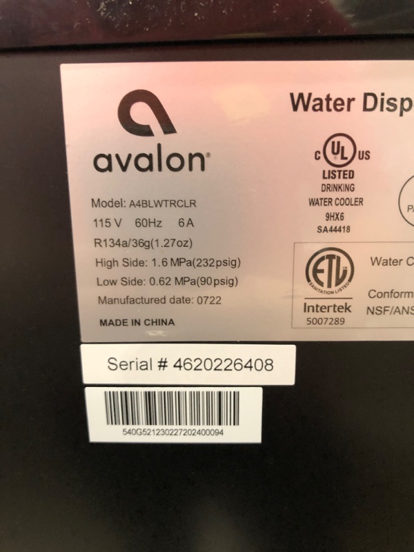 Photo 5 of ***PARTS ONLY*** Avalon 3 Temperature Water Cooler Dispenser