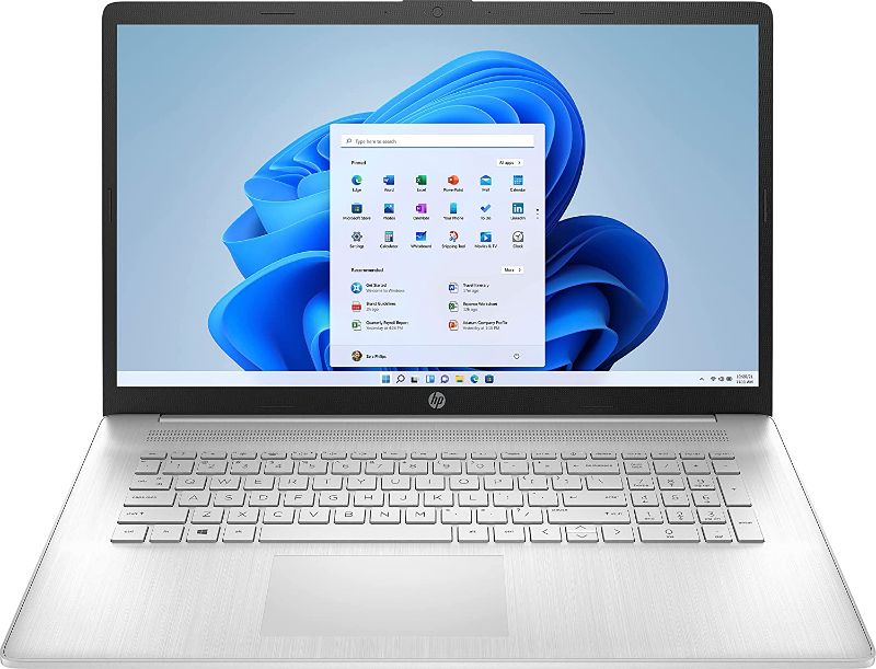 Photo 1 of HP 17-cn0023dx Silver Laptop, i5-1135G7, 8GB, 1TB , 17.3" IPS Full HD (1920x1080), Intel Iris Xe, Windows 11 Home S-Mode
