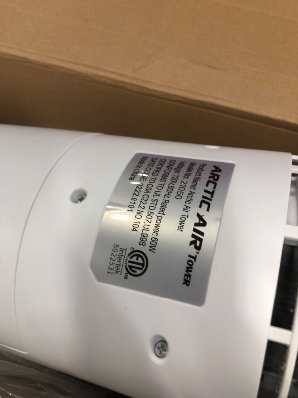 Photo 5 of Arctic Air Tower 2.0 Air Cooler
