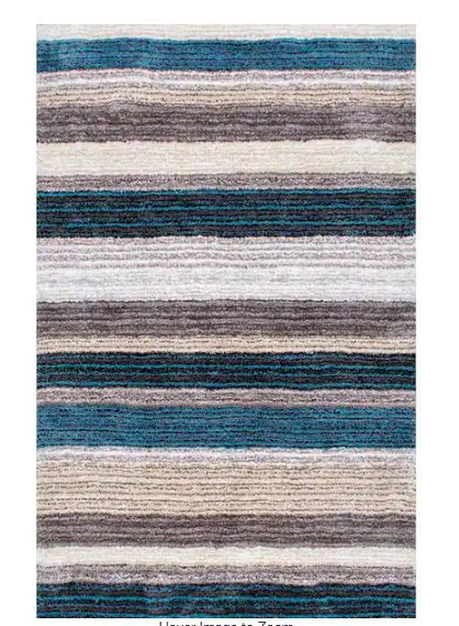 Photo 1 of 
nuLOOM
Drey Ombre Shag Blue Multi 5 ft. x 8 ft. Area Rug