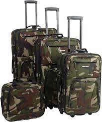 Photo 1 of Rockland Fashion Softside Upright Luggage Set, Camouflage, 4-Piece (14/19)
