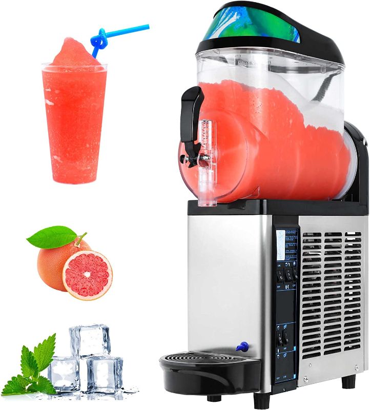 Photo 1 of Commercial Slushy Machine Granita Frozen Beverage Making Juice Beer for Bar Buffet Cafe Restaurant 12 Liter (3.2 US Gallon)
