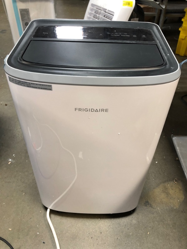 Photo 2 of Frigidaire FHPW122AC1 Portable Room Air Conditioner, 12,000 BTU with Multi-Speed Fan, Dehumidifier Mode, Easy-to-Clean Washable Filter, Built-in Air Ionizer, Wi-Fi Connected, in White
