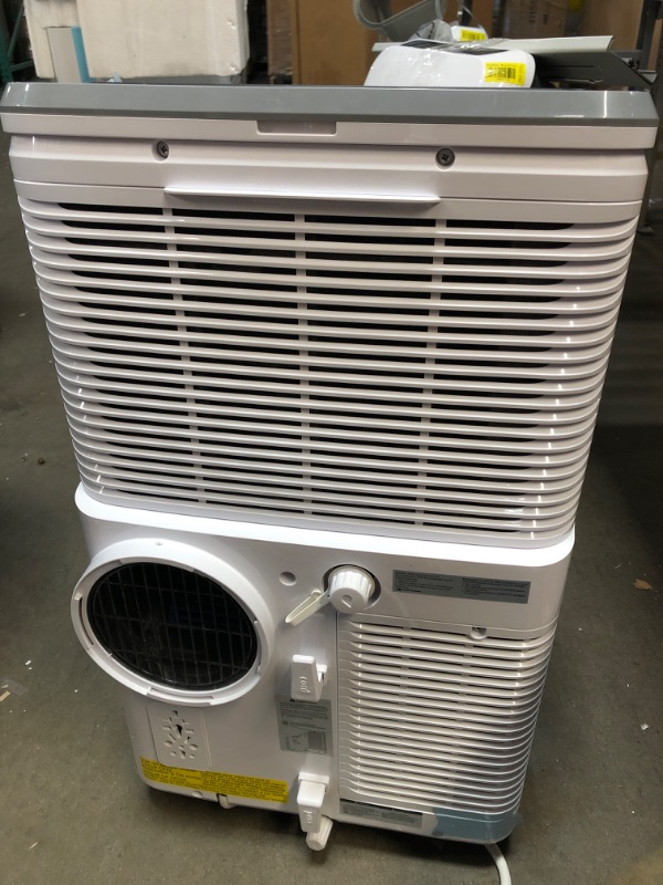 Photo 4 of Frigidaire FHPW122AC1 Portable Room Air Conditioner, 12,000 BTU with Multi-Speed Fan, Dehumidifier Mode, Easy-to-Clean Washable Filter, Built-in Air Ionizer, Wi-Fi Connected, in White
