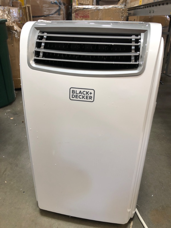 Photo 2 of BLACK+DECKER 8,000 BTU DOE (14,000 BTU ASHRAE) Portable Air Conditioner with Remote Control, White