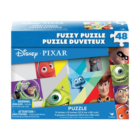 Photo 1 of Cardinal: Disney Pixar Fuzzy Effect Puzzle - 48pc
