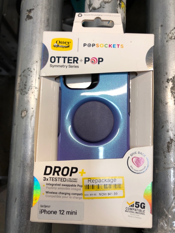 Photo 2 of OtterBox Apple iPhone 12 Mini Otter+Pop - Making Waves
