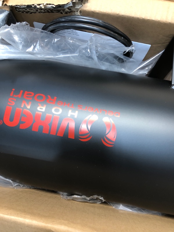 Photo 3 of ***MISSING COMPONENTS*** Vixen Horns 5 Gallon (18 Liter) 8 Ports Train/Air Horn Tank System/Kit 200 PSI with Gauge,Pressure Switch,Drain and Safety Valve,Compression Fitting,Male Plug,Hose,Thread Sealant VXT5000