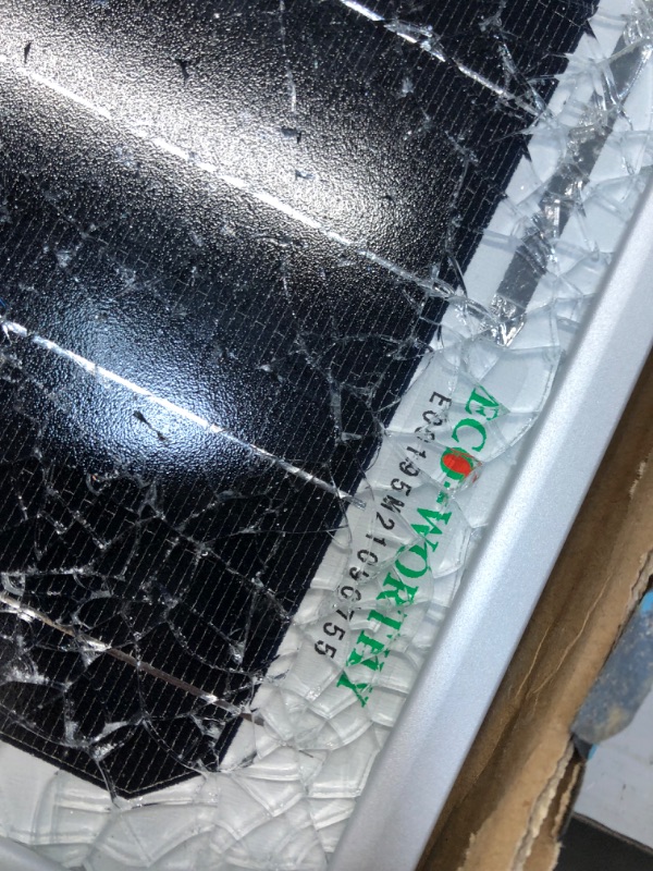 Photo 4 of *DAMAGED* ECO-WORTHY  Solar Panel High Efficiency Module RV Marine Boat Caravan Off Grid- ECOM-195W 
