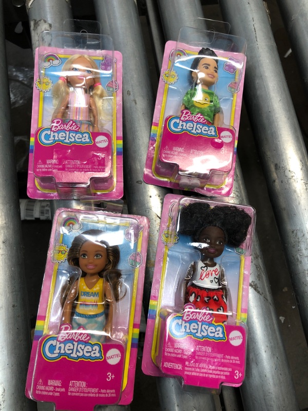 Photo 1 of Bundle of 4- assorted Barbie Chelsea 