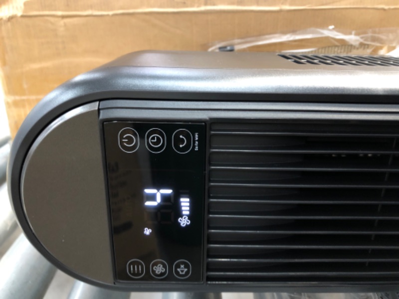 Photo 1 of Tower Fan for Bedroom, 44 inch Standing Floor Fans with Remote, 24 ft/s Velocity Quiet Cooling Fan 24 dB, 12 Speeds, 24H Timer, 70° Oscillating with 3 Modes, LED Display Bladeless Fan for Home Office