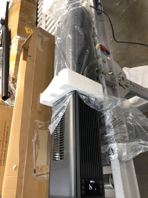 Photo 1 of Tower Fan for Bedroom, 44 inch Standing Floor Fans with Remote, 24 ft/s Velocity Quiet Cooling Fan 24 dB, 12 Speeds, 24H Timer, 70° Oscillating with 3 Modes, LED Display Bladeless Fan for Home Office