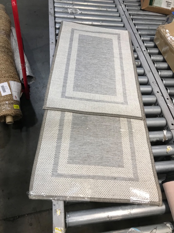 Photo 1 of 2 Pack Kitchen Floor Mats 1'8"x2'7.5" and 1'8"x3'10.5"