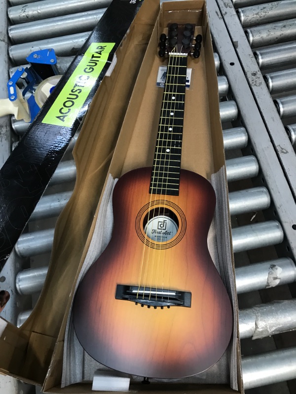 Photo 2 of FIRST ACTÂ Discovery Sunburst Acoustic Guitar FG127, Natural
