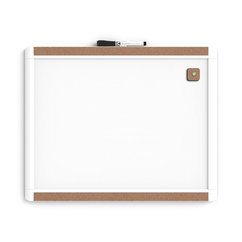 Photo 1 of UBrands Pin-It Magnetic Dry Erase Board 20 X 16 Inches White Frame
