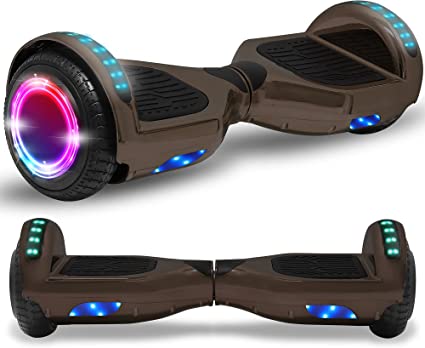 Photo 1 of Newest Generation Electric Hoverboard Dual Motors Two Wheels Hoover Board Smart Self Balancing Scooter with Built-in Bluetooth Speaker LED Lights for Adults Kids Gift
