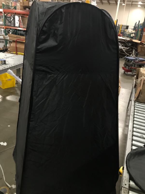 Photo 1 of 75"X30' POP UP CHANGING TENT BLACK