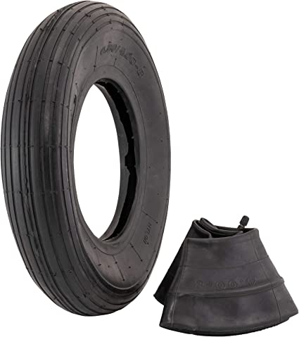 Photo 1 of 4.80/4.00-8" Replacement Pneumatic Wheel Tire and Tube
