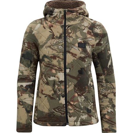 Photo 1 of Under Armour Womens Brow Tine Plus Jacket Ua Forest All Season Camo 994/Black XX-Large
