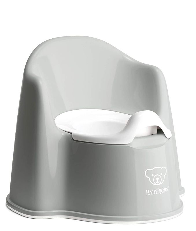 Photo 1 of BabyBjörn Potty Chair, Grey/White
