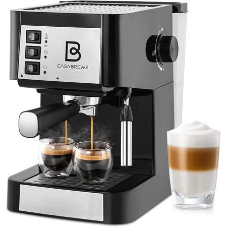 Photo 1 of Casabrews 20-Bar Espresso Machine with Milk Frother Wand- New Black
