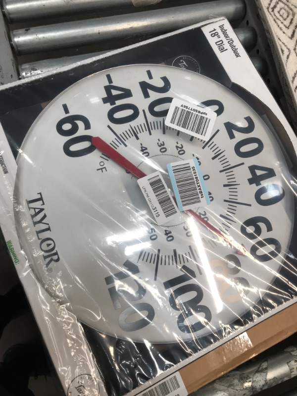 Photo 1 of Taylor Precision Products 18-inch Extra Large Metal Clock
