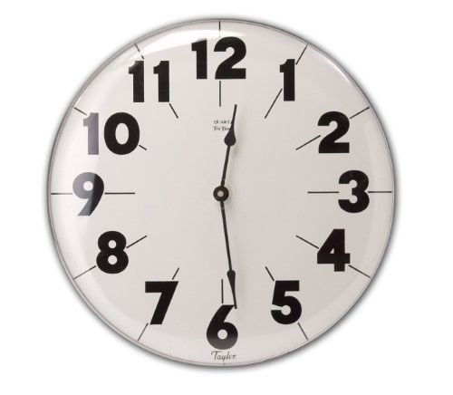 Photo 1 of Taylor Precision Products 18-inch Extra Large Metal Clock
