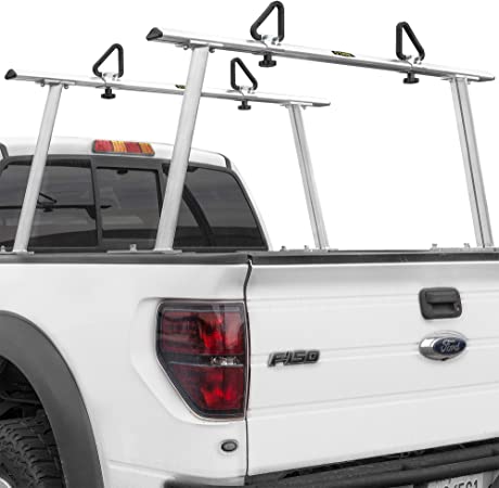 Photo 1 of (MISSING HARDWARE) Stark Universal Truck Rack Extendable Aluminum Pick Up Truck Ladder Rack Contractor Pipe Rack (No-Drilling Required) 1,000lbs Capacity
