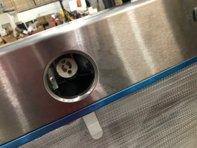 Photo 1 of (DENTED CORNER/SCREENS; MISSING BULBS) Broan Nutone 36 Stainless Steel Range Hood Stainless Steel