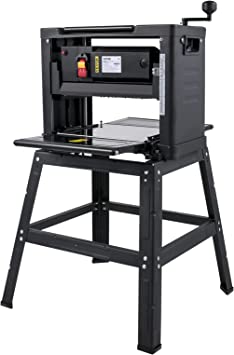 Photo 1 of Mophorn Benchtop Planer 13 Inch 1800W Wood Thickness Planer 8000rpm 15AMP Woodworking Planer Foldable 6m/min Planing Speed with Iron Stand Dust Exhaust for Woodworking
