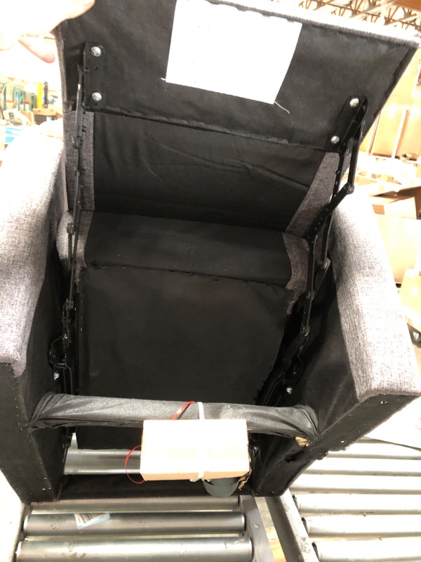 Photo 4 of ***DAMAGED*** 
FENBAO
(Brand Rating: 5.0/5)
Gray Living Room Chair Recliner Chair for Bedroom Home Theater Seating Recliner 