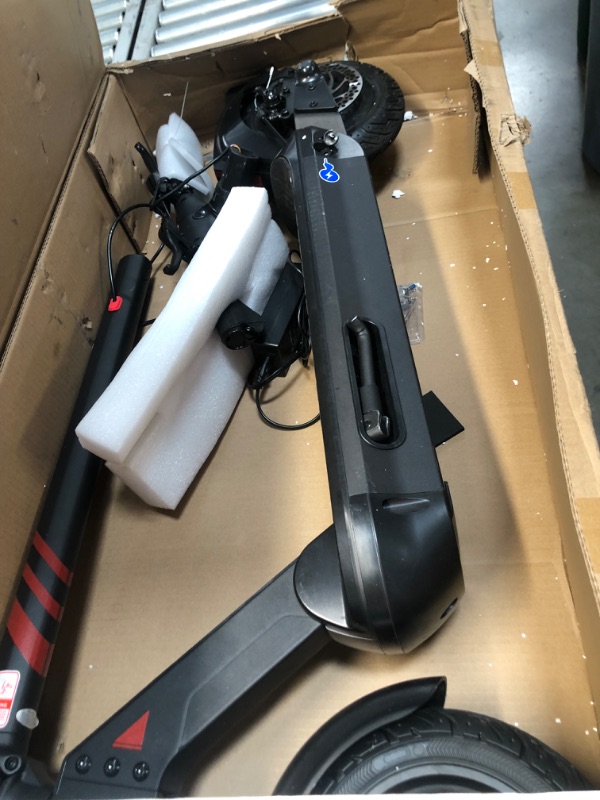 Photo 1 of RCB Electric Scooter for Adults, Front and Rear Double Shock Absorption, 500W Motor, 20 Miles Long Range & Max Speed 18MPH, 10" Inner Honeycomb Tires, e Scooter Folding & Waterproof Certified
